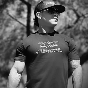 Half Savage, Half Saint Tee